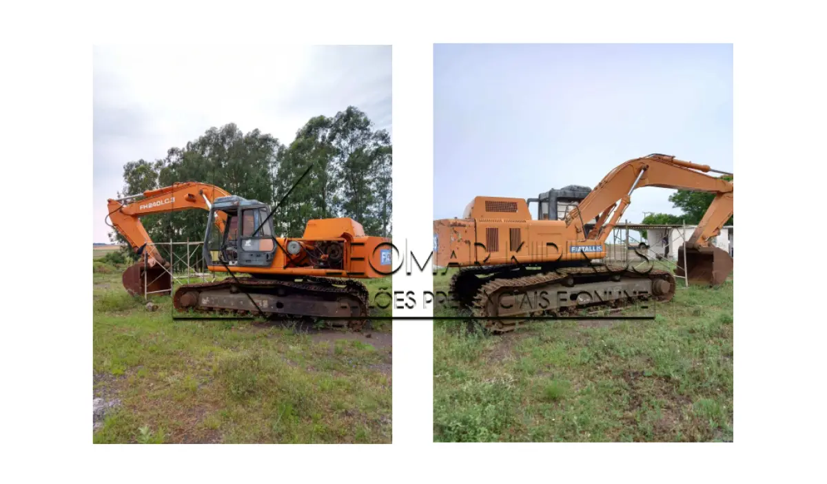 LOTE 001 - ESCAVADEIRA FIATALLIS