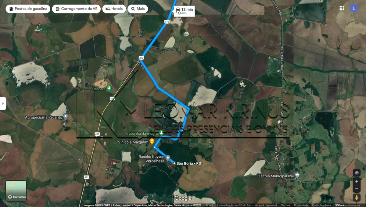 LOTE 000 - UMA FRAÇÃO DE CAMPO E MATOS, com a área de 15ha.95a.14ca