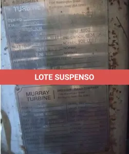 LOTE 001 - TURBINA MUNRRAY 