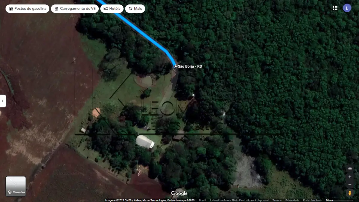 LOTE 000 - UMA FRAÇÃO DE CAMPO E MATOS, com a área de 15ha.95a.14ca