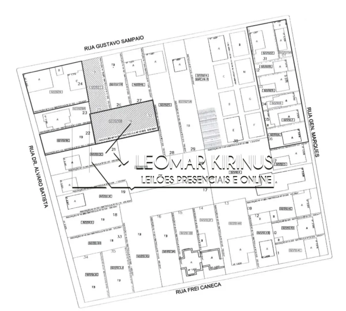 LOTE 000 - TERRENO COM ÁREA DE 612M²